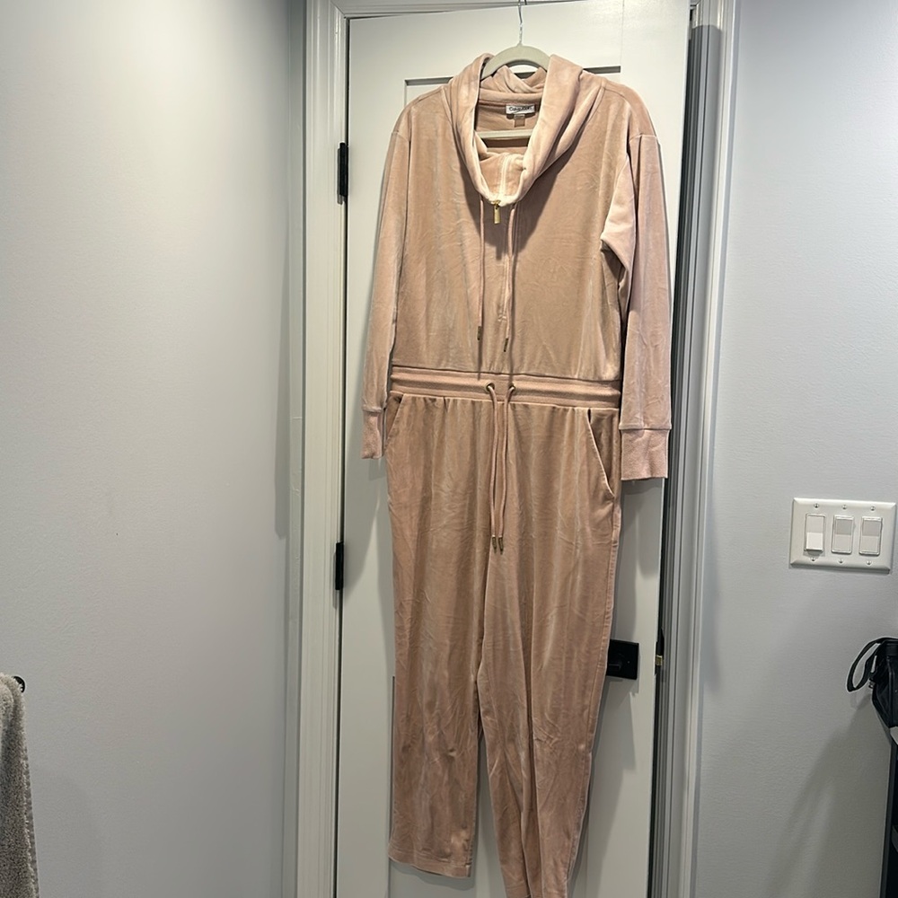 Calvin Klein jumpsuit peach skin